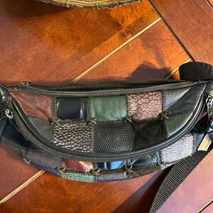 Patchwork Leather Fanny pack
